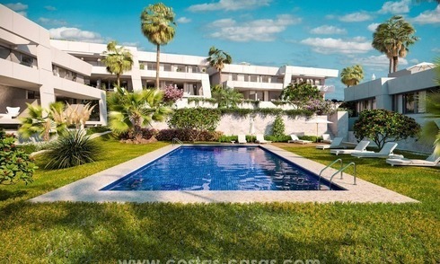 Luxury modern new townhouses for sale in East Marbella 