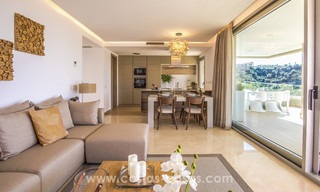 New modern apartments for sale in Benahavis - Marbella with golf and sea views. Key ready. 7367 