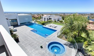 Exclusive modern villa for sale on golf resort with sea and golf views in Benahavis - Marbella 1036 