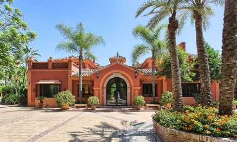 Prestigious traditional style villa with sea views in exclusive La Zagaleta for sale, Benahavis, Marbella 4563