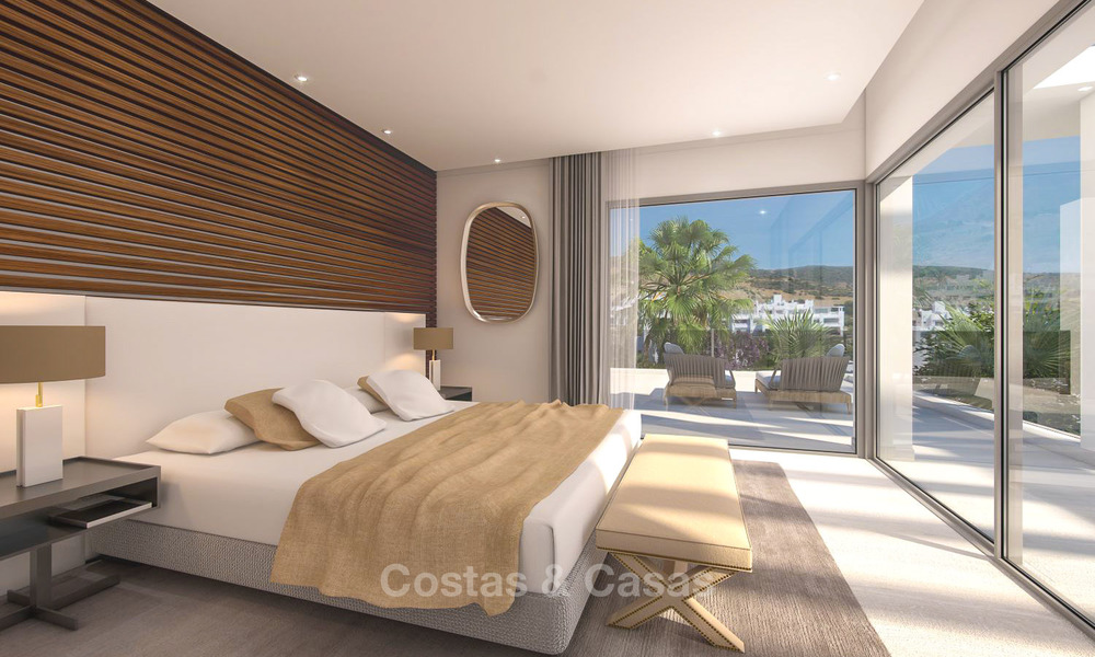 Luxury modern apartments for sale, in an exclusive complex with private lagoon, Casares, Costa del Sol 5932