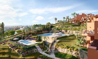 Charming new Andalusian-style apartments for sale, Golf Valley, Nueva Andalucia, Marbella 6211 