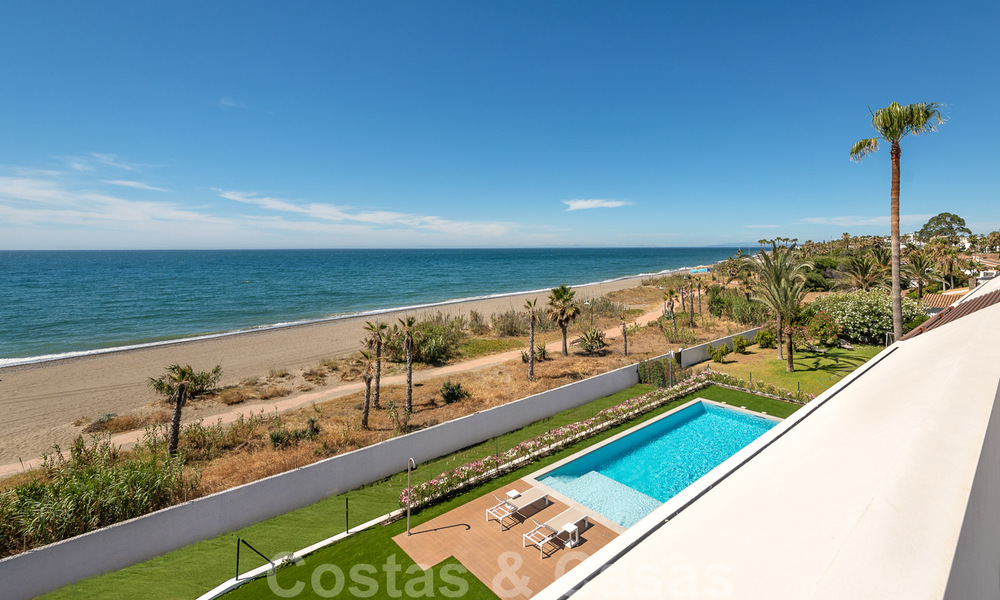 Unique ultra-modern beach front designer villa for sale, New Golden Mile, Marbella - Estepona. Ready to move in. 34256