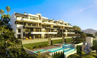Brand new modern luxury apartments with sea views for sale, Estepona centre. 9199 
