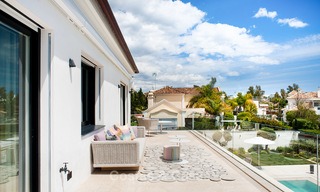 Exceptional, fully renovated beachside villa for sale on the prestigious Golden Mile, Marbella 10130 