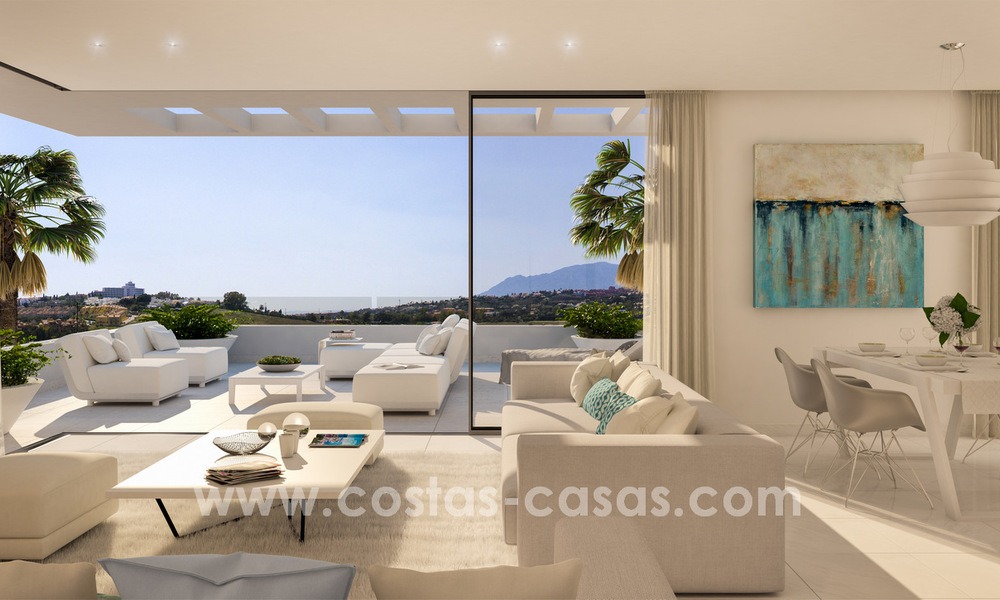 One-of-a-kind New Modern 4-bed Designer Apartment for Sale, Ready to Move into, in Luxury Resort in Marbella - Estepona 13466
