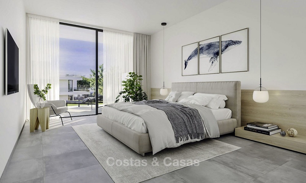 New modern luxury apartments and penthouses for sale with sea views in Cabopino, East Marbella 14304