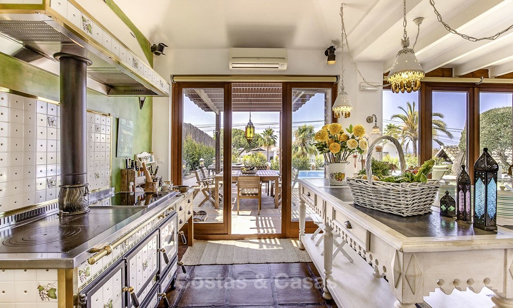 Charming, very spacious Mediterranean style villa for sale, walking distance to the beach, Marbella East 14498