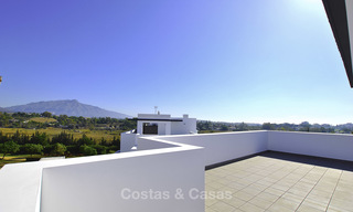 Impressive new built modern penthouse apartment for sale, with sea view, Benahavis - Marbella. Ready to move in. 17930 