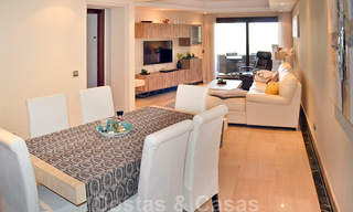 Modern apartment for sale in a first line beach complex with sea view, between Marbella and Estepona 25732 