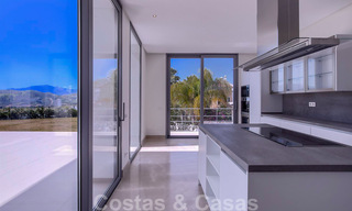 Ready to move in, new modern luxury villa for sale in Marbella - Benahavis in a secure urbanization 35720 