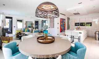 Ready to move into, modern luxury villa for sale, frontline golf in Benahavis - Marbella 37657 