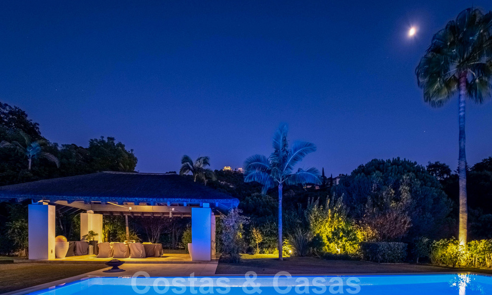 Contemporary luxury villa for sale in frontline golf with stunning views in the exclusive La Zagaleta Golf resort, Benahavis - Marbella 38681