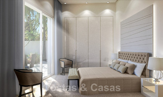 Modern, luxurious villa for sale in exclusive beachside urbanization on the Golden Mile in Marbella 38795 