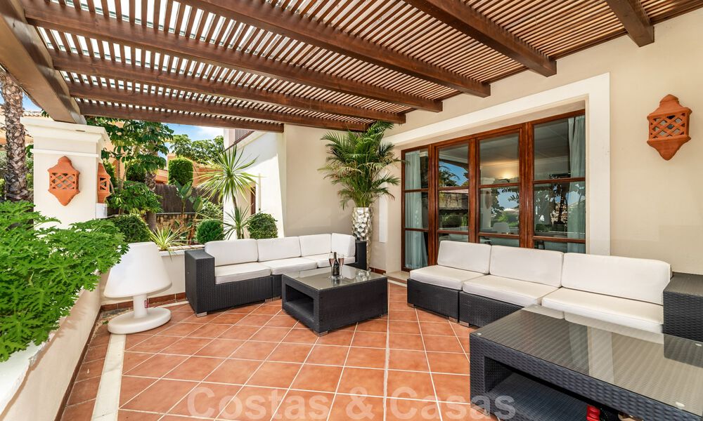 Spacious luxury villa for sale, in Andalusian style situated on a high position in Nueva Andalucia, Marbella 45130