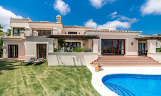 Spacious luxury villa for sale, in Andalusian style situated on a high position in Nueva Andalucia, Marbella 45134 