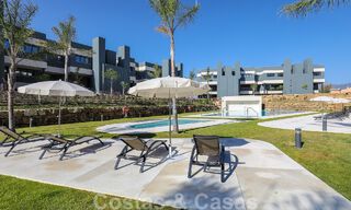 Move-in ready, modern 3-bedroom apartment for sale in a golf resort on the New Golden Mile, between Marbella and Estepona 50783 