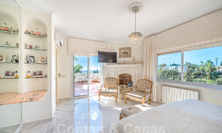 Traditional-Mediterranean luxury villa for sale with sea views in gated community on the Golden Mile of Marbella 54417 