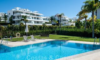 Modern garden apartment for sale with 3 bedrooms in golf resort on the New Golden Mile between Marbella and Estepona 53253 