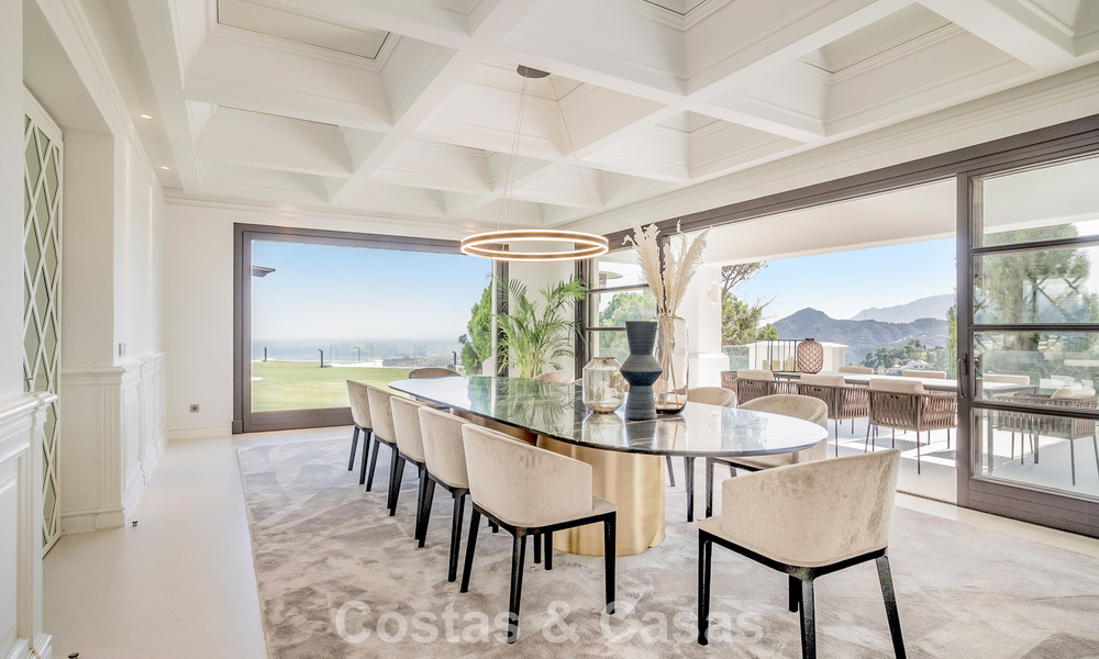 Boutique resort-style villa for sale with open sea views, nestled in the lush greenery of the exclusive La Zagaleta golf resort, Marbella - Benahavis 54070