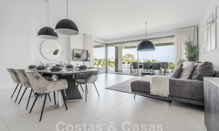 Luxurious, modern, ground floor apartment for sale with private heated pool and sea views, in Marbella - Benahavis 55631 