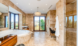 Stately Mediterranean-style luxury villa for sale with stunning panoramic sea views in Marbella - Benahavis 59836 