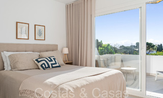 Recently renovated townhouse in a gated complex for sale, adjacent to the golf course in Nueva Andalucia, Marbella 65215 
