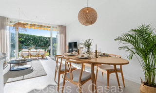 Recently renovated townhouse in a gated complex for sale, adjacent to the golf course in Nueva Andalucia, Marbella 65222 