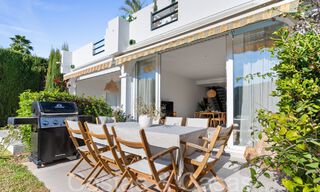 Recently renovated townhouse in a gated complex for sale, adjacent to the golf course in Nueva Andalucia, Marbella 65225 