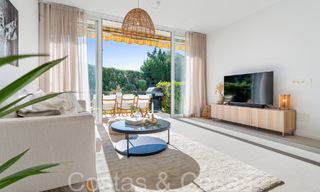Recently renovated townhouse in a gated complex for sale, adjacent to the golf course in Nueva Andalucia, Marbella 65226 