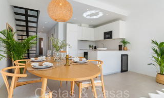 Recently renovated townhouse in a gated complex for sale, adjacent to the golf course in Nueva Andalucia, Marbella 65227 