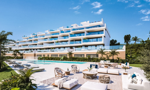 New, contemporary luxury apartments with sea views for sale in Manilva, Costa del Sol 65078