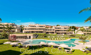 New build apartments with avant-garde design for sale, front line golf in Casares, Costa del Sol 65352 