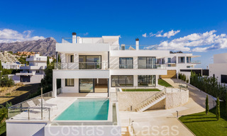 New villa with modern architectural style for sale in Nueva Andalucia's golf valley, Marbella 65917 