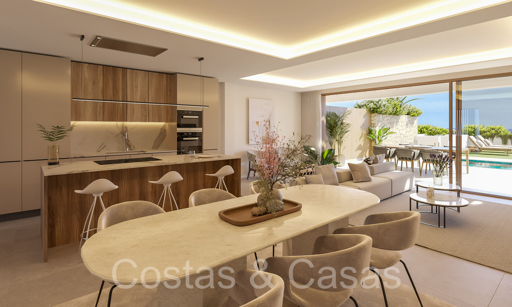 New, advanced luxury apartments for sale with panoramic sea views in Mijas, Costa del Sol 65538