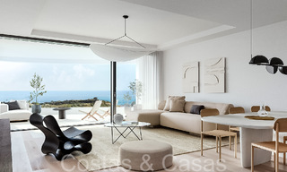 New, energy efficient modern homes with sea views for sale in Mijas, Costa del Sol 66438 
